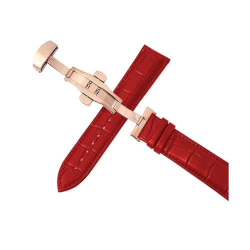 Breyhda Automatisches Lederarmband mit Schmetterlingsschnalle – 12–24 mm verstellbares Ersatzarmband,24mm Breyhda Automatisches Lederarmband mit Schmetterlingsschnalle – 12–24 mm verstellbares Ersatzarmband,24mm von Breyhda