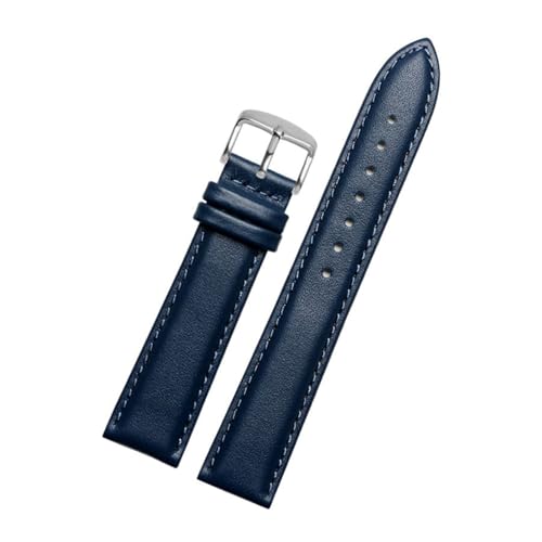 Breyhda Blaues Uhrenarmband aus Leder – 12–23 mm, Ersatzarmband mit mitgeliefertem Montagewerkzeug,19mm Breyhda Blaues Uhrenarmband aus Leder – 12–23 mm, Ersatzarmband mit mitgeliefertem Montagewerkzeug,19mm von Breyhda