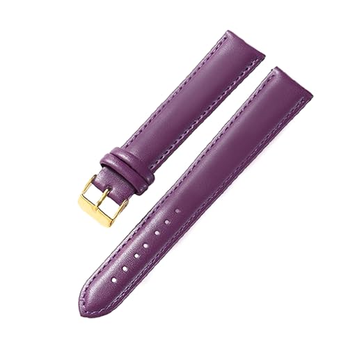 Breyhda Buntes Lederarmband für die Uhr – 10–24 mm, modisches Ersatzarmband für Damenuhren,16mm von Breyhda