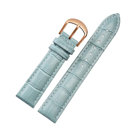 Breyhda Buntes Lederarmband für die Uhr – 12–22 mm, stilvolles Ersatzarmband für Damen,19mm Breyhda Buntes Lederarmband für die Uhr – 12–22 mm, stilvolles Ersatzarmband für Damen,19mm von Breyhda