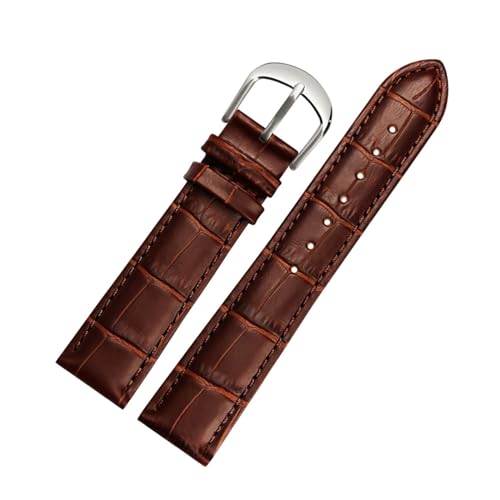 Breyhda Buntes Lederarmband für die Uhr – 12–22 mm, stilvolles Ersatzarmband für Damen,20mm Breyhda Buntes Lederarmband für die Uhr – 12–22 mm, stilvolles Ersatzarmband für Damen,20mm von Breyhda