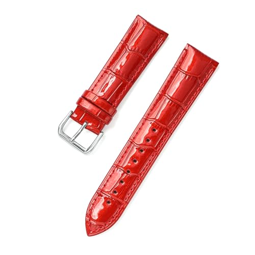 Breyhda Buntes Uhrenarmband aus Lackleder – 20 mm 22 mm, lebendiges Ersatzband für Männer/Frauen,Rot,20mm Breyhda Buntes Uhrenarmband aus Lackleder – 20 mm 22 mm, lebendiges Ersatzband für Männer/Frauen,Rot,20mm von Breyhda