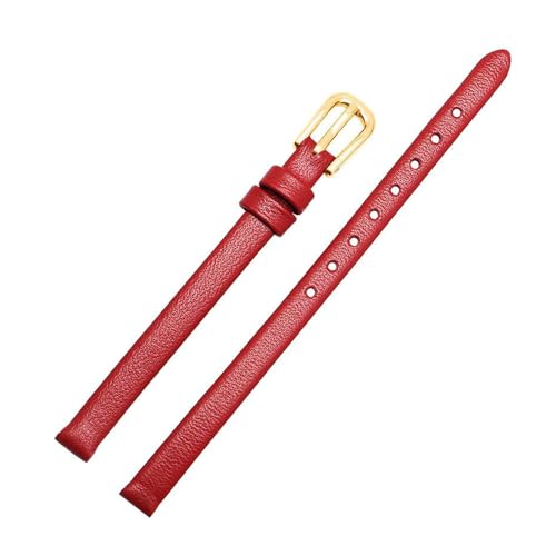 Breyhda Dünnes Lederarmband für Damen – 6–16 mm Lederband für zierliche Uhren,15mm von Breyhda
