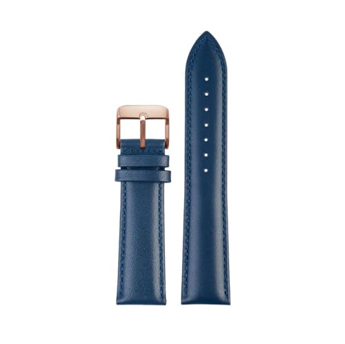 Breyhda Dunkelblaues Uhrenarmband aus Leder – 14–23 mm schmales Ersatzband für Männer/Frauen,16mm Breyhda Dunkelblaues Uhrenarmband aus Leder – 14–23 mm schmales Ersatzband für Männer/Frauen,16mm von Breyhda