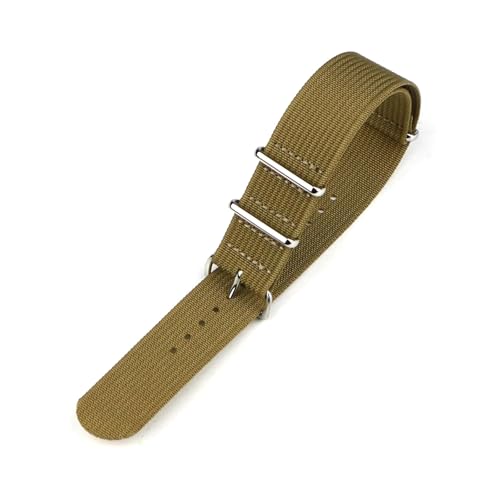Breyhda Elastisches Nylon-Uhrenarmband 18 mm 19 mm 20 mm 22 mm – Stoff-Uhrenarmband, weiche Ersatzarmbänder, universelle Passform für die meisten Uhren,Khaki,20mm Breyhda Elastisches Nylon-Uhrenarmband 18 mm 19 mm 20 mm 22 mm – Stoff-Uhrenarmband, weiche Ersatzarmbänder, universelle Passform für die meisten Uhren,Khaki,20mm von Breyhda