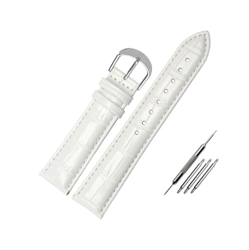 Breyhda Farbiges Lederarmband für Damen – 12–20 mm, stilvolles Ersatzarmband-Accessoire,19mm Breyhda Farbiges Lederarmband für Damen – 12–20 mm, stilvolles Ersatzarmband-Accessoire,19mm von Breyhda