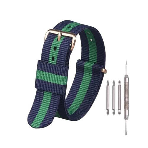 Breyhda Gewebtes Uhrenarmband aus Nylon, 16–22 mm – Ersatzarmband, weich und langlebig, universell passend für die meisten Uhren, Uhrenzubehör,12mm Breyhda Gewebtes Uhrenarmband aus Nylon, 16–22 mm – Ersatzarmband, weich und langlebig, universell passend für die meisten Uhren, Uhrenzubehör,12mm von Breyhda