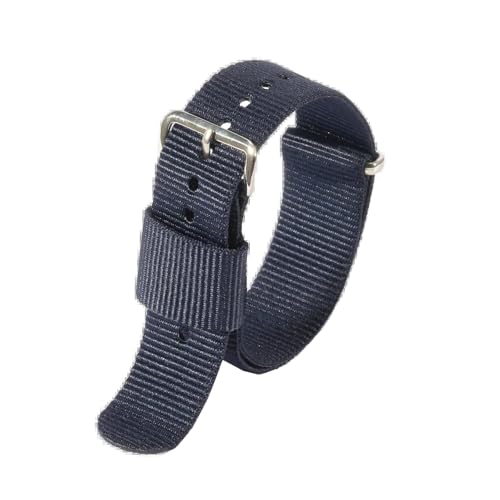 Breyhda Gewebtes Uhrenarmband aus Nylon, 16–22 mm – Ersatzarmband, weich und langlebig, universell passend für die meisten Uhren, Uhrenzubehör,18mm Breyhda Gewebtes Uhrenarmband aus Nylon, 16–22 mm – Ersatzarmband, weich und langlebig, universell passend für die meisten Uhren, Uhrenzubehör,18mm von Breyhda