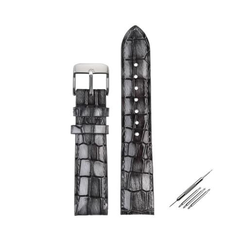 Breyhda Klassisches Vintage-Lederarmband – 18 mm, 20 mm, 22 mm, Ersatzarmband für Herren,22mm von Breyhda