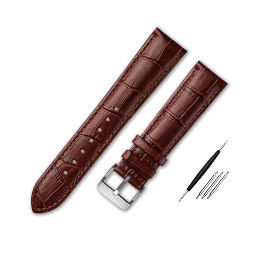 Breyhda Lederarmband-Set für Uhren – 12–23 mm Ersatzband mit Wechselwerkzeugen im Lieferumfang enthalten,23mm von Breyhda