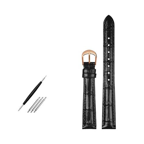 Breyhda Lederarmband für Damen – 10–20 mm schmales Ersatzarmband für Damenuhren,14mm von Breyhda