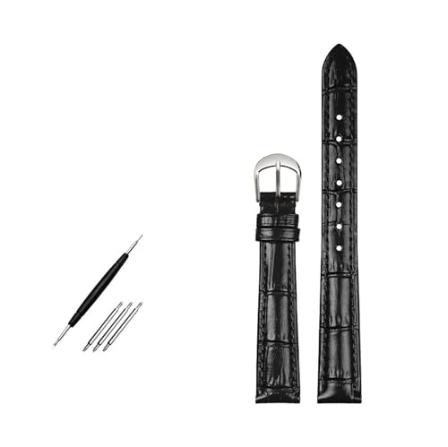 Breyhda Lederarmband für Damen – 10–20 mm schmales Ersatzarmband für Damenuhren,14mm von Breyhda