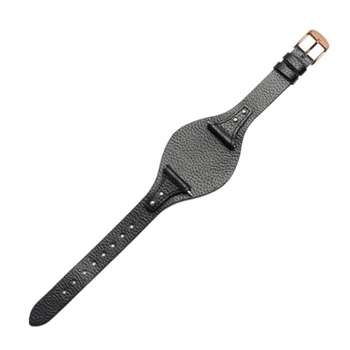 Breyhda Lederarmband mit Schnellverschluss – 18 mm leicht zu wechselndes Ersatzarmband für Damen,18mm von Breyhda