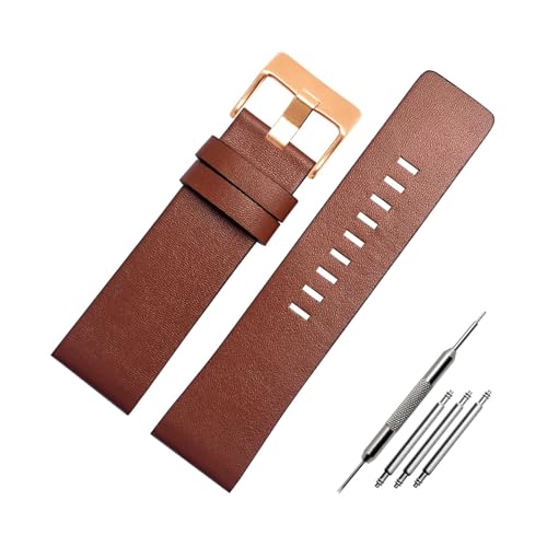 Breyhda Lederarmband mit Werkzeug – 22–32 mm Herren-Ersatzarmband + Installationsset,28mm Breyhda Lederarmband mit Werkzeug – 22–32 mm Herren-Ersatzarmband + Installationsset,28mm von Breyhda