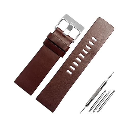 Breyhda Lederarmband mit Werkzeug – 22–32 mm Herren-Ersatzarmband + Installationsset,30mm von Breyhda
