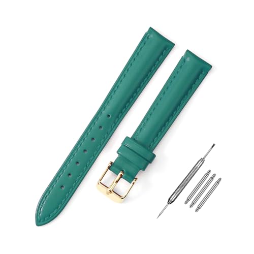 Breyhda Mehrfarbiges Uhrenarmband aus Leder – 10–24 mm, Ersatzband mit Montagewerkzeugen,10mm von Breyhda