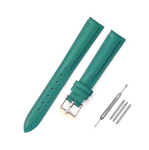 Breyhda Mehrfarbiges Uhrenarmband aus Leder – 10–24 mm, Ersatzband mit Montagewerkzeugen,10mm von Breyhda