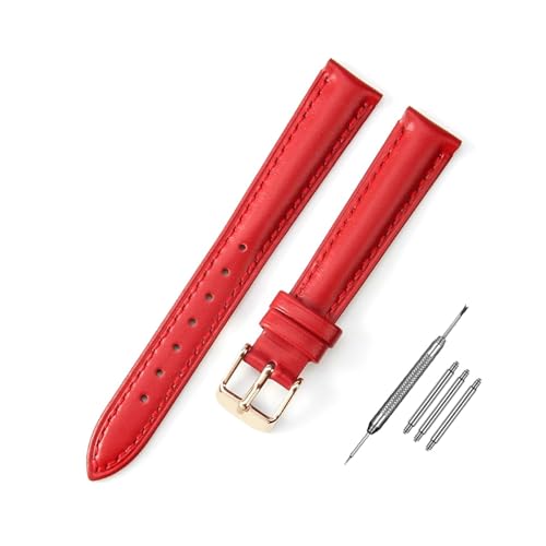 Breyhda Mehrfarbiges Uhrenarmband aus Leder – 10–24 mm, Ersatzband mit Montagewerkzeugen,12mm von Breyhda