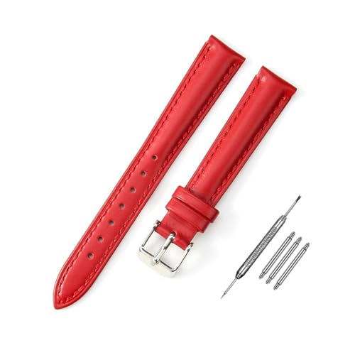 Breyhda Mehrfarbiges Uhrenarmband aus Leder – 10–24 mm, Ersatzband mit Montagewerkzeugen,12mm von Breyhda