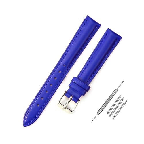 Breyhda Mehrfarbiges Uhrenarmband aus Leder – 10–24 mm, Ersatzband mit Montagewerkzeugen,22mm von Breyhda