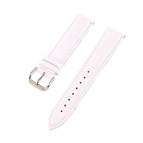 Breyhda Mehrfarbiges Uhrenarmband aus Leder – 10–24 mm, modisches Ersatzarmband für Herren-/Damenuhren,Weiß,22mm Breyhda Mehrfarbiges Uhrenarmband aus Leder – 10–24 mm, modisches Ersatzarmband für Herren-/Damenuhren,Weiß,22mm von Breyhda