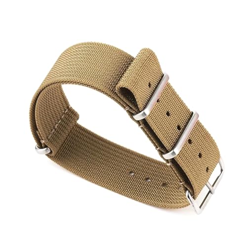 Breyhda Nylon-Uhrenarmband 20 mm 22 mm – universelle Ersatzarmbänder, weiches, langlebiges Band, Uhrenzubehör für die meisten Uhren,20mm von Breyhda