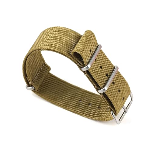 Breyhda Nylon-Uhrenarmband 20 mm 22 mm – universelle Ersatzarmbänder, weiches, langlebiges Band, Uhrenzubehör für die meisten Uhren,22mm von Breyhda