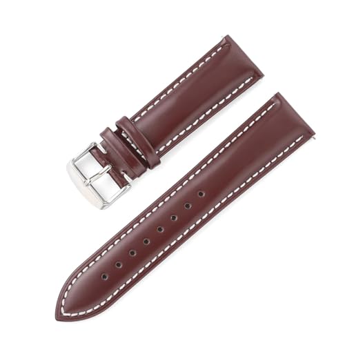 Breyhda Passgenaues Lederarmband für Uhren – 18–22 mm, Ersatzband für Uhrenzubehör,19mm Breyhda Passgenaues Lederarmband für Uhren – 18–22 mm, Ersatzband für Uhrenzubehör,19mm von Breyhda