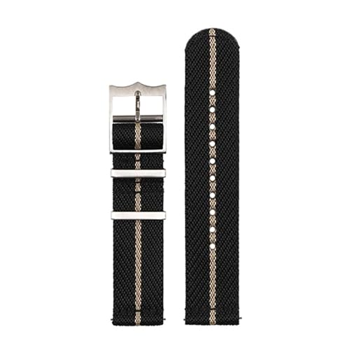 Breyhda Schnellverschluss-Uhrenarmband aus Nylon, 20 mm, 22 mm – Unisex-Armband aus gewebtem Canvas-Stoff für Männer/Frauen, einfach auszutauschen, bequem,Schwarz,22mm Breyhda Schnellverschluss-Uhrenarmband aus Nylon, 20 mm, 22 mm – Unisex-Armband aus gewebtem Canvas-Stoff für Männer/Frauen, einfach auszutauschen, bequem,Schwarz,22mm von Breyhda