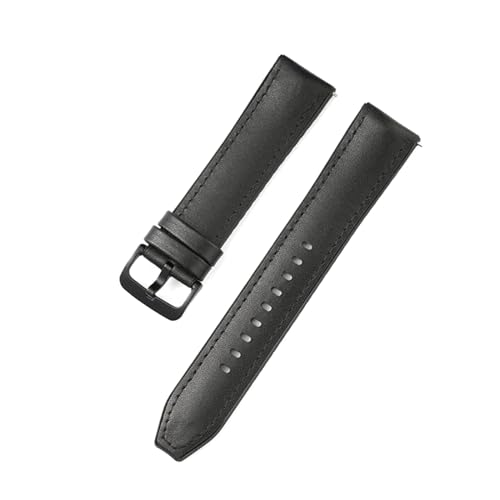 Breyhda Uhrenarmband aus Leder/Gummi – 20 mm 22 mm, langlebiges Ersatzband für Uhren,Schwarz,22mm Breyhda Uhrenarmband aus Leder/Gummi – 20 mm 22 mm, langlebiges Ersatzband für Uhren,Schwarz,22mm von Breyhda