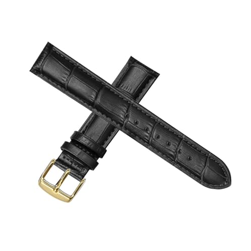 Breyhda Uhrenarmband aus Leder – 12–24 mm, langlebiges Ersatzband für Herrenuhren,19mm von Breyhda