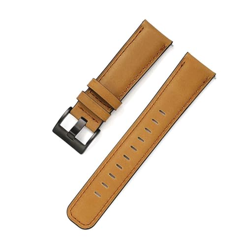Breyhda Uhrenarmband aus Leder in Vintage-Farbe – 20 mm 22 mm Retro-Ersatzarmband für Männer/Frauen,Gelb,20mm Breyhda Uhrenarmband aus Leder in Vintage-Farbe – 20 mm 22 mm Retro-Ersatzarmband für Männer/Frauen,Gelb,20mm von Breyhda