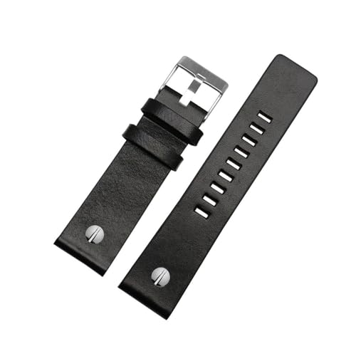 Breyhda Uhrenarmband aus Leder mit Nieten – 22–30 mm, Ersatzarmband für Herren mit verstärktem Design,24mm von Breyhda