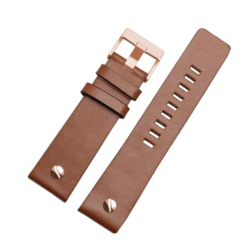 Breyhda Uhrenarmband aus Leder mit Nieten – 22–30 mm, Ersatzarmband für Herren mit verstärktem Design,26mm Breyhda Uhrenarmband aus Leder mit Nieten – 22–30 mm, Ersatzarmband für Herren mit verstärktem Design,26mm von Breyhda