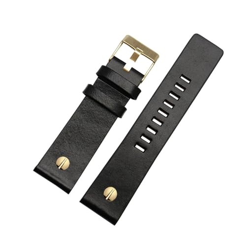 Breyhda Uhrenarmband aus Leder mit Nieten – 22–30 mm, Ersatzarmband für Herren mit verstärktem Design,30mm Breyhda Uhrenarmband aus Leder mit Nieten – 22–30 mm, Ersatzarmband für Herren mit verstärktem Design,30mm von Breyhda