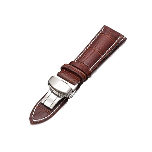 Breyhda Uhrenarmband aus Leder mit Schmetterlingsschnalle – 12–24 mm, Ersatzarmband mit sicherem Verschluss,13mm Breyhda Uhrenarmband aus Leder mit Schmetterlingsschnalle – 12–24 mm, Ersatzarmband mit sicherem Verschluss,13mm von Breyhda