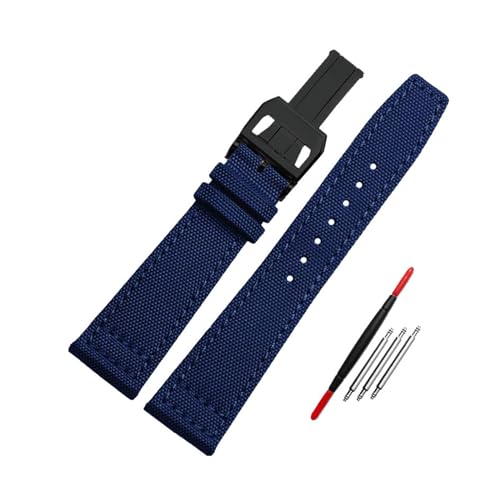 Breyhda Uhrenarmband aus Nylon/Leder – 20–22 mm, strapazierfähiges Canvas-Armband für Herren,21mm Breyhda Uhrenarmband aus Nylon/Leder – 20–22 mm, strapazierfähiges Canvas-Armband für Herren,21mm von Breyhda