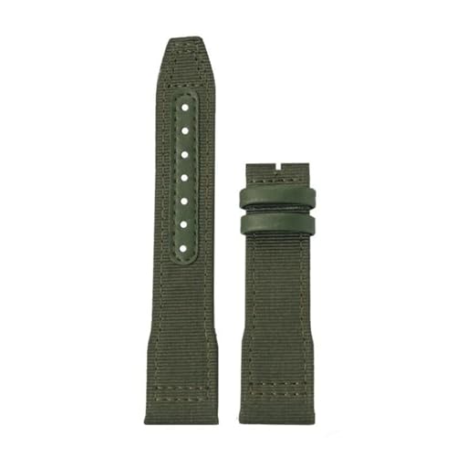 Breyhda Uhrenarmband aus Nylon-Canvas, 20 mm, 21 mm, 22 mm – mit Edelstahlschnalle, Ersatzarmband für Herren,20mm von Breyhda