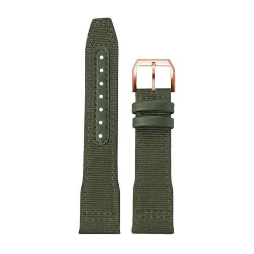 Breyhda Uhrenarmband aus Nylon-Canvas, 20 mm, 21 mm, 22 mm – mit Edelstahlschnalle, Ersatzarmband für Herren,20mm von Breyhda