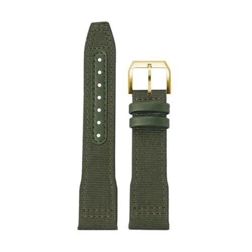 Breyhda Uhrenarmband aus Nylon-Canvas, 20 mm, 21 mm, 22 mm – mit Edelstahlschnalle, Ersatzarmband für Herren,22mm von Breyhda