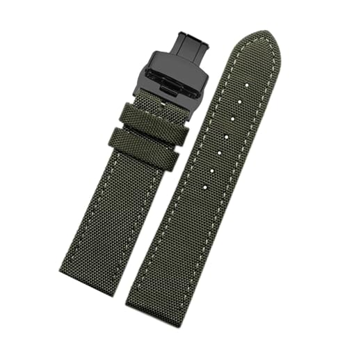 Breyhda Uhrenarmband aus Nylon und Leder, 19 mm, 20 mm, 22 mm, 23 mm, 24 mm – wasserdichtes Canvas-Armband für Herren, strapazierfähiges Armband,18mm Breyhda Uhrenarmband aus Nylon und Leder, 19 mm, 20 mm, 22 mm, 23 mm, 24 mm – wasserdichtes Canvas-Armband für Herren, strapazierfähiges Armband,18mm von Breyhda