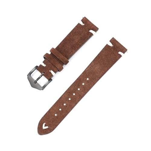 Breyhda Uhrenarmband aus Wildleder – 20 mm 22 mm, Ersatzarmband mit Schnellverschluss für Männer/Frauen,Dunkelbraun,20mm Breyhda Uhrenarmband aus Wildleder – 20 mm 22 mm, Ersatzarmband mit Schnellverschluss für Männer/Frauen,Dunkelbraun,20mm von Breyhda