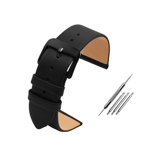 Breyhda Uhrenarmband aus echtem Leder – 12–20 mm, Unisex-Ersatzband für Männer/Frauen,14mm von Breyhda