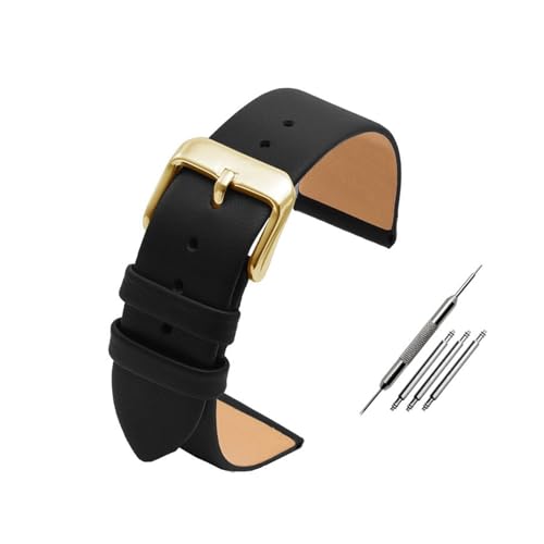 Breyhda Uhrenarmband aus echtem Leder – 12–20 mm, Unisex-Ersatzband für Männer/Frauen,16mm von Breyhda