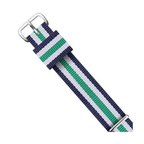 Breyhda Uhrenarmband mit Nylonstreifen, 12–22 mm, Unisex-Ersatzarmband für Männer/Frauen, weiche Bänder,16mm von Breyhda