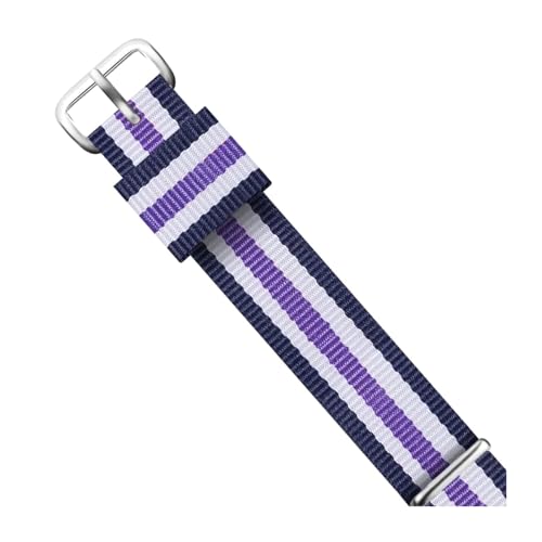 Breyhda Uhrenarmband mit Nylonstreifen, 12–22 mm, Unisex-Ersatzarmband für Männer/Frauen, weiche Bänder,20mm von Breyhda