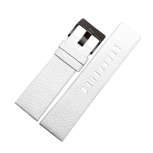 Breyhda Uhrenarmband mit strukturierter Maserung – 22–32 mm Herren-Ersatzarmband aus Leder + Werkzeug,28mm von Breyhda