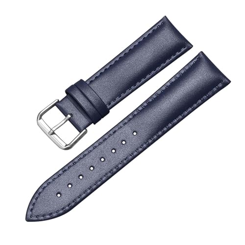 Breyhda Universelles Uhrenarmband aus Leder – 12–24 mm, Ersatzband für Herren-/Damenuhren.,Blau,17mm Breyhda Universelles Uhrenarmband aus Leder – 12–24 mm, Ersatzband für Herren-/Damenuhren.,Blau,17mm von Breyhda