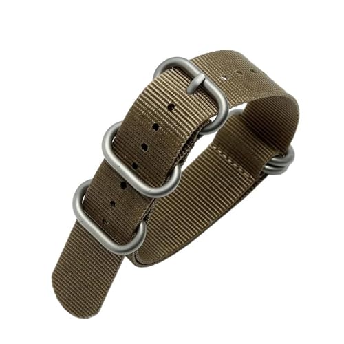 Breyhda Wasserdichtes Nylon-Uhrenarmband 20 mm 22 mm 23 mm 24 mm 26 mm – Sportuhrarmband, langlebiges Armband,20mm von Breyhda