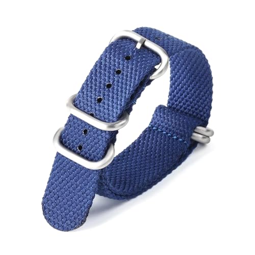Breyhda Weiche, geflochtene Nylon-Uhrenarmbänder, 20 mm, 22 mm – Ersatz-Uhrenarmbänder, flexibles Armband, praktisches Uhrenzubehör,20mm Breyhda Weiche, geflochtene Nylon-Uhrenarmbänder, 20 mm, 22 mm – Ersatz-Uhrenarmbänder, flexibles Armband, praktisches Uhrenzubehör,20mm von Breyhda